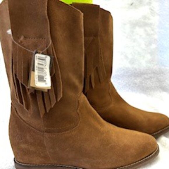 Dingo Kelsey Suede western pull on low boot Women's Size 8-1/2 - Picture 2 of 9